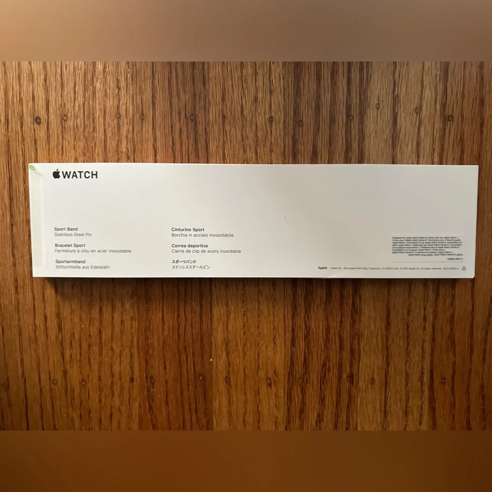 BNIB Apple Watch Sport Band - Starlight